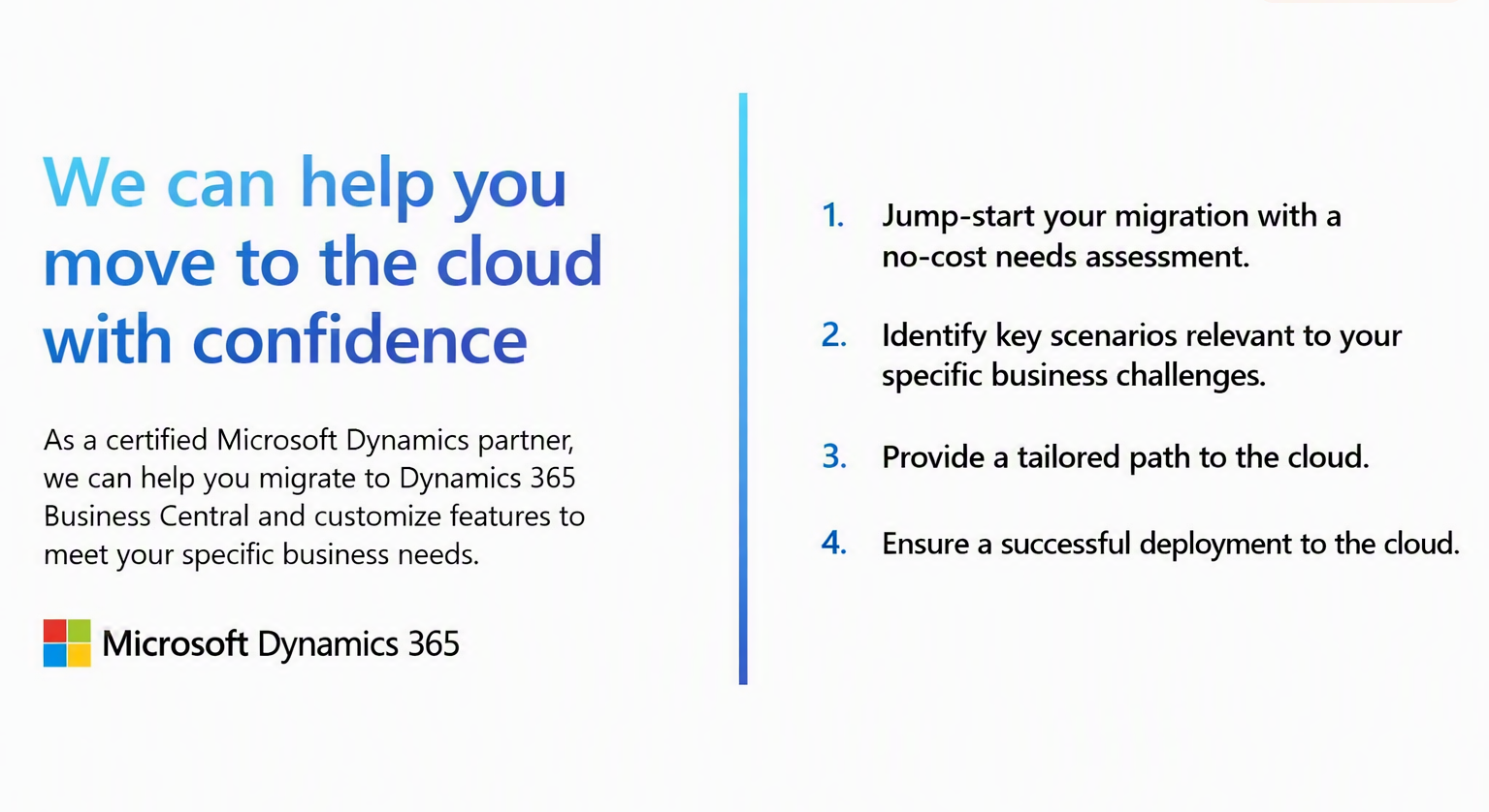 Move to the cloud with confidence